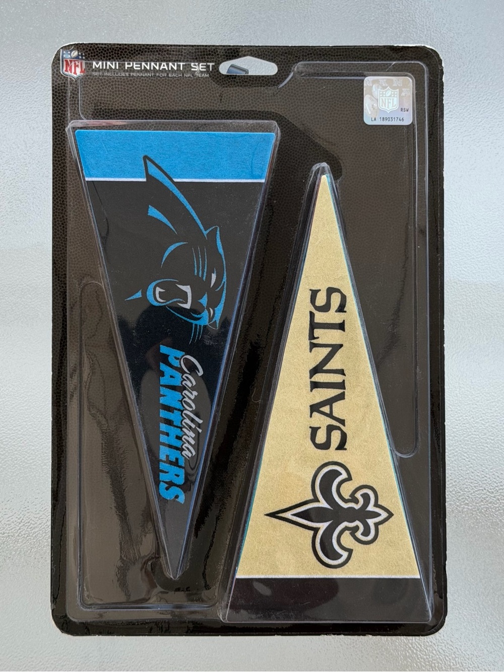 Rico Industries NFL Mini Pennant Set, 32-Teams 4" x 9" Felt Pennants
